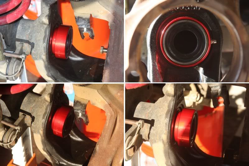 CVjoint axle shafts + HD Tie Rod + Outer Axle Tube Seals installed